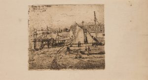 Hafen an der Schelde bei Antwerpen
