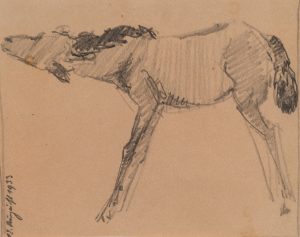 Pferdestudie 1933