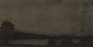 Dunkle Landschaft