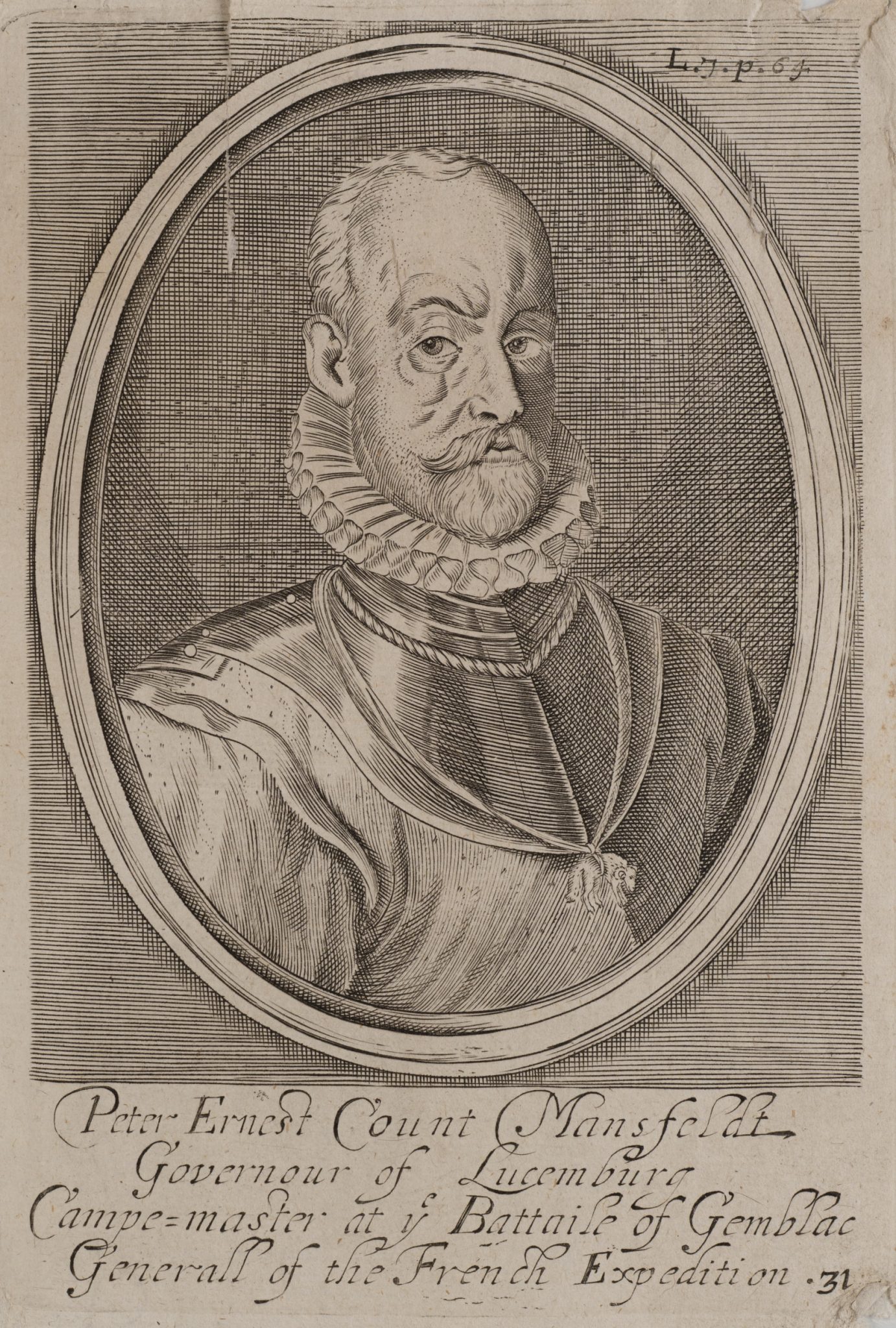 Porträt Peter Ernst von Mansfeld