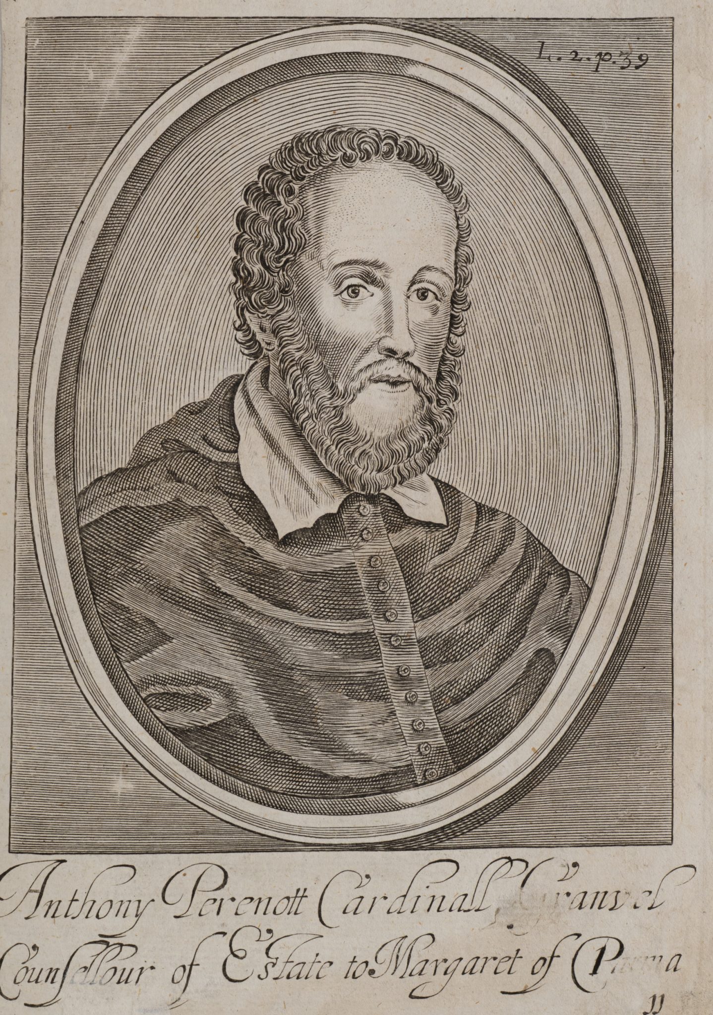 Porträt Kardinal Perrenot de Granvelle