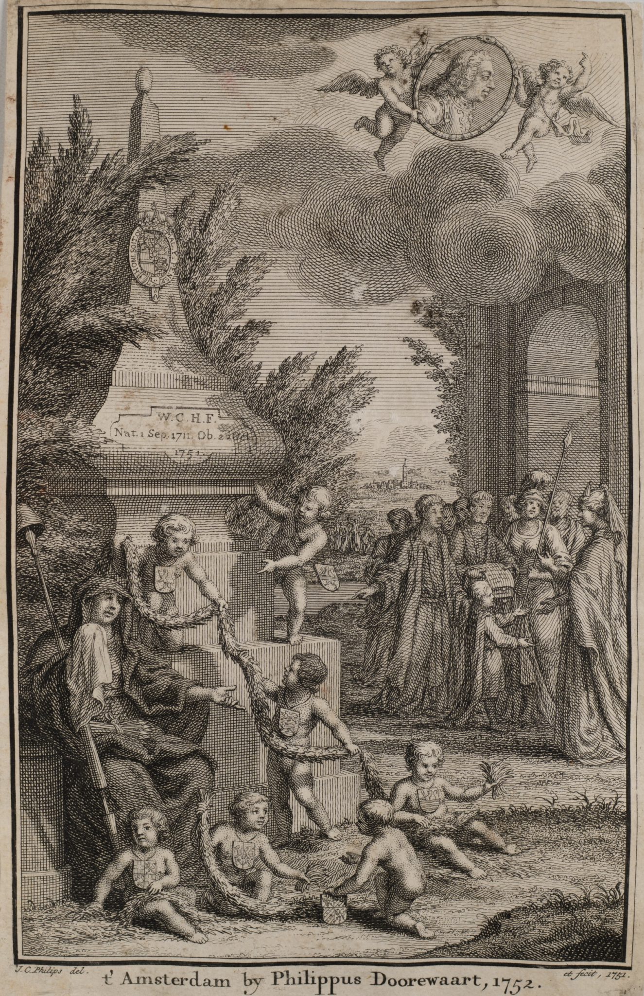 Allegorie zum Tod von Prinz Wilhelm IV.