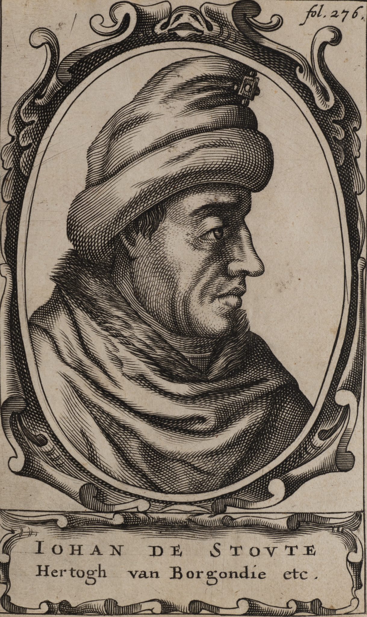Porträt Iohan de Stovte von Burgund