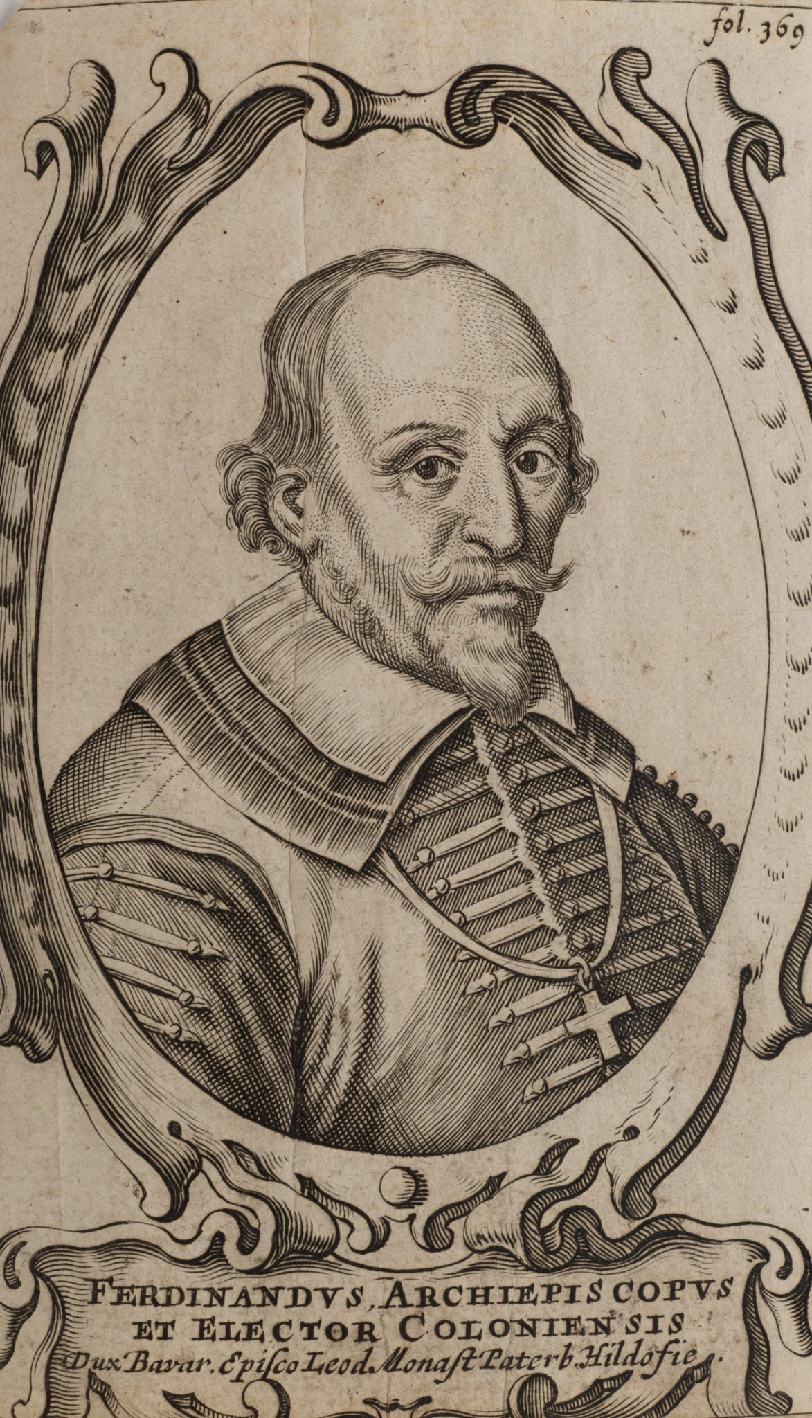 Porträt Erzbischof Ferdinand von Bayern