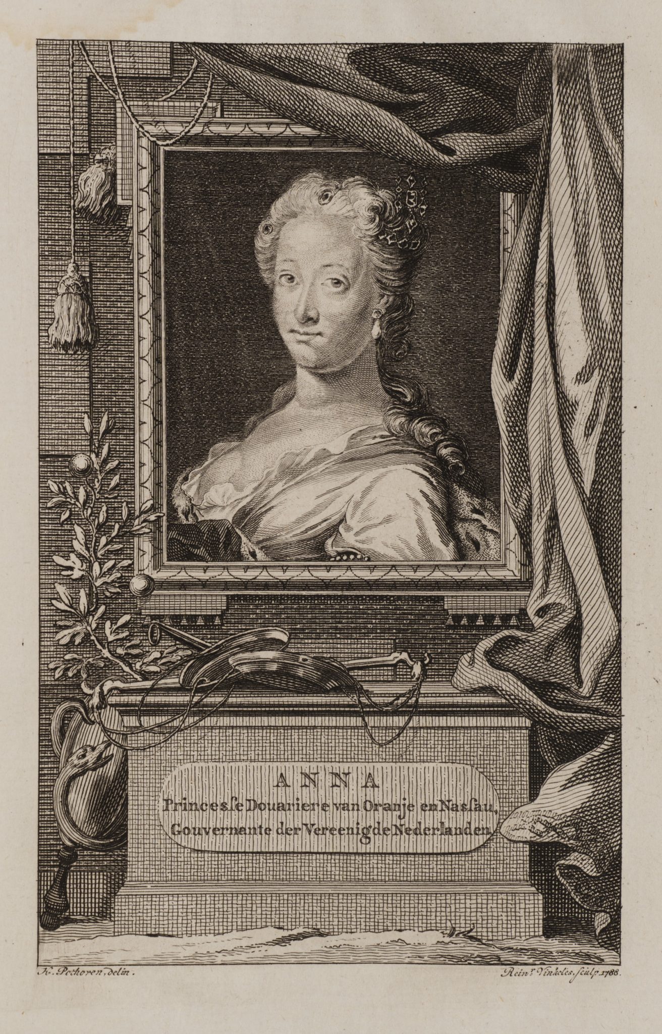 Porträt Princess Anne (1709-1759)