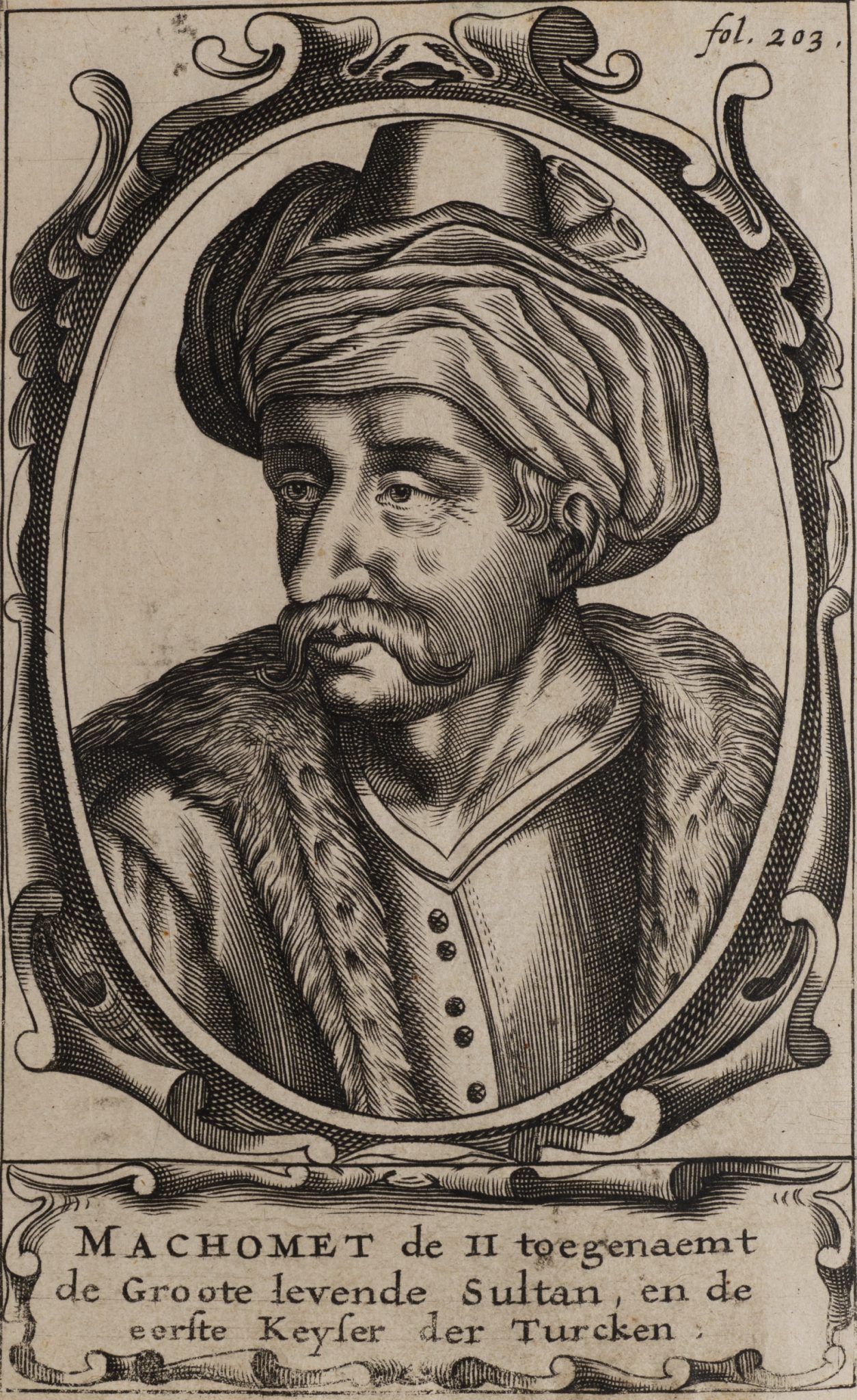 Porträt Sultan Mehmed II. (1432-1481)