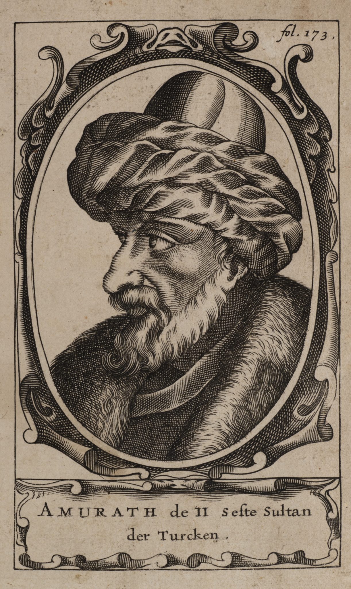 Porträt Sultan Murad II. (1404-1451)