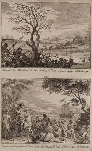 Historische Szenen. Franken in Batavia