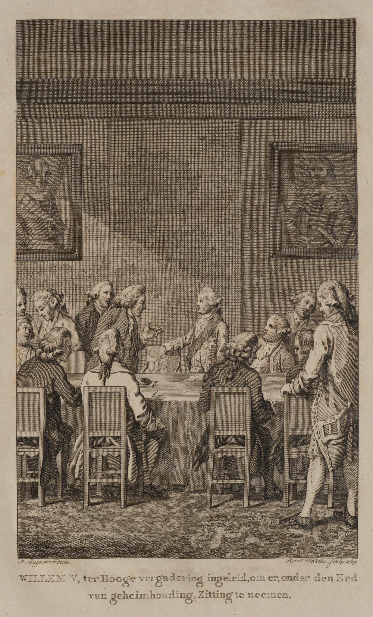 Wilhelm V. in der Hohen Versammlung