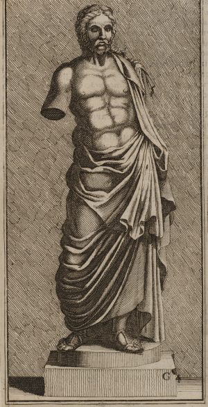 Antike Statue des Zeus