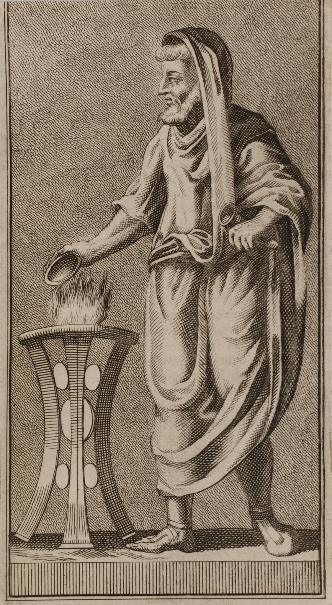Figur mit Opferschale