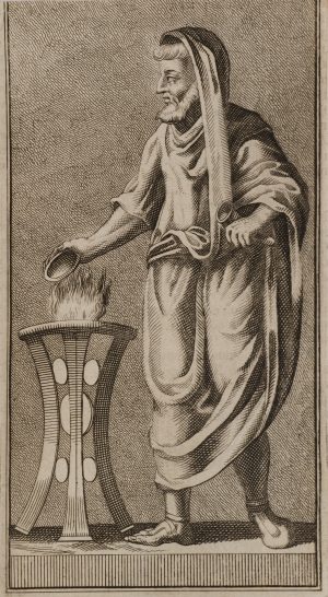 Figur mit Opferschale