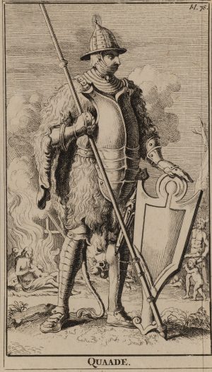 Gerüsteter Krieger der Quaden