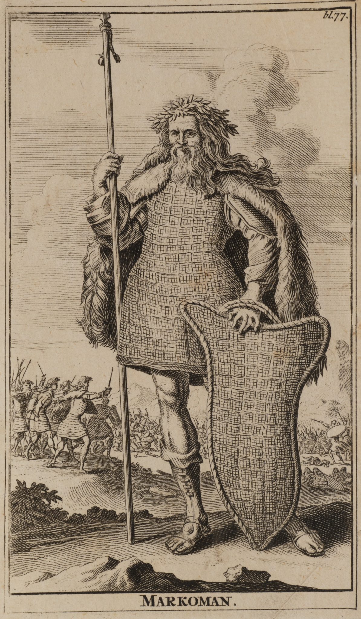 Germanenkrieger der Markomannen