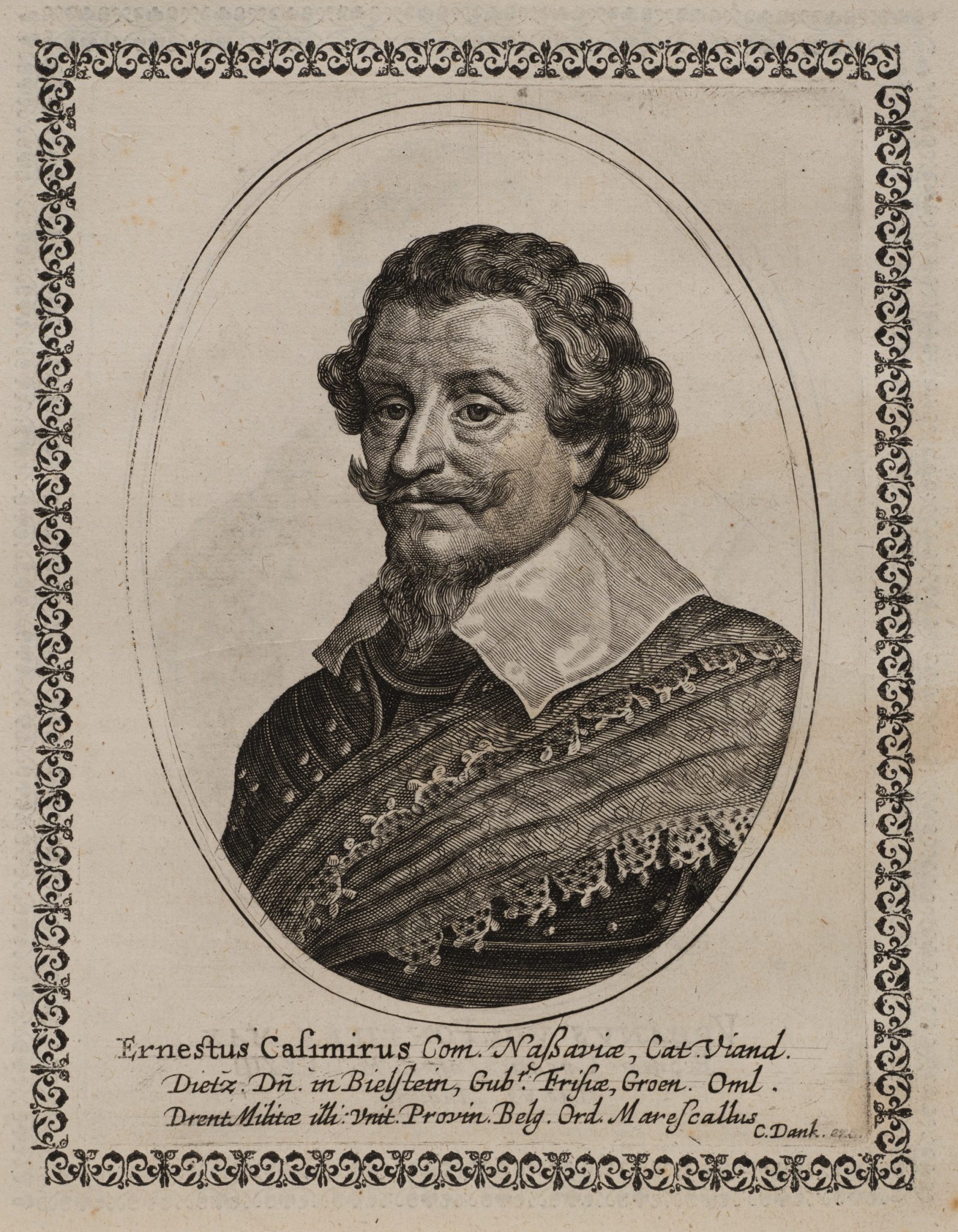 Porträt Graf Ernst Casimir und Papst Urban VIII