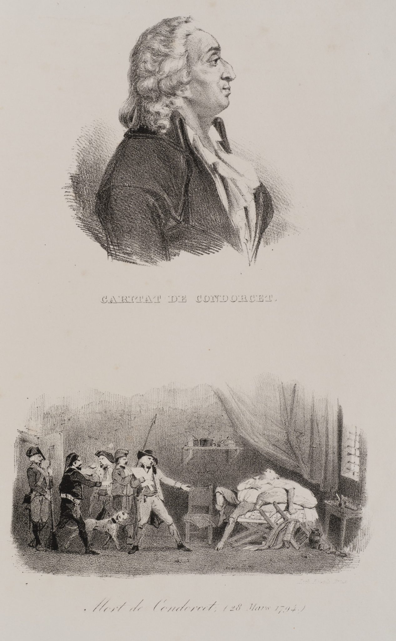 Marquis de Condorcet im Kerker