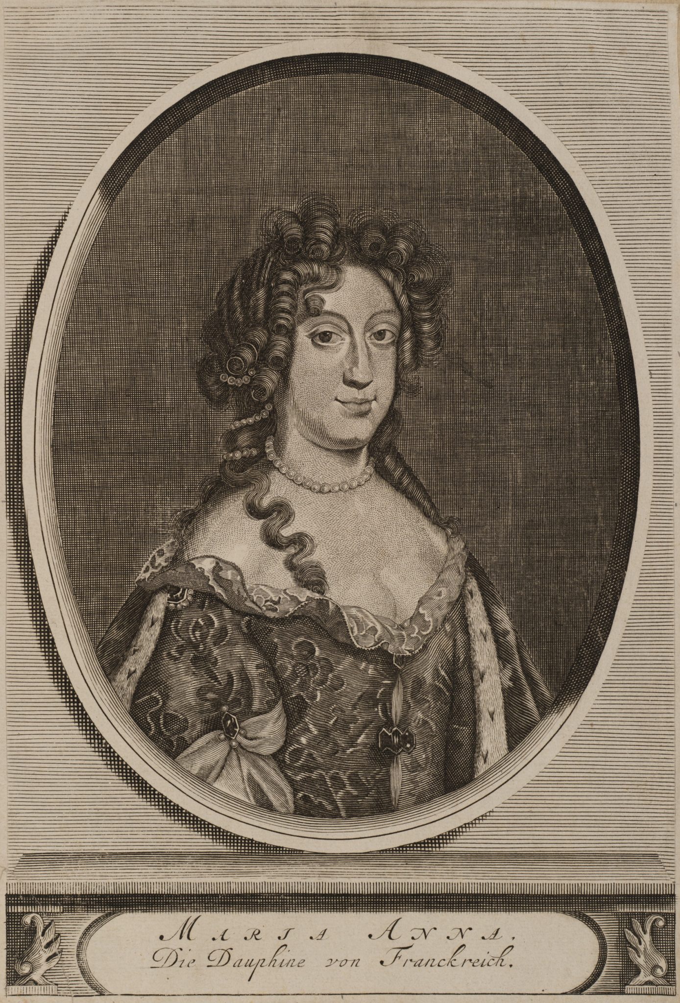 Porträt Maria Anna, Dauphine von Frankreich