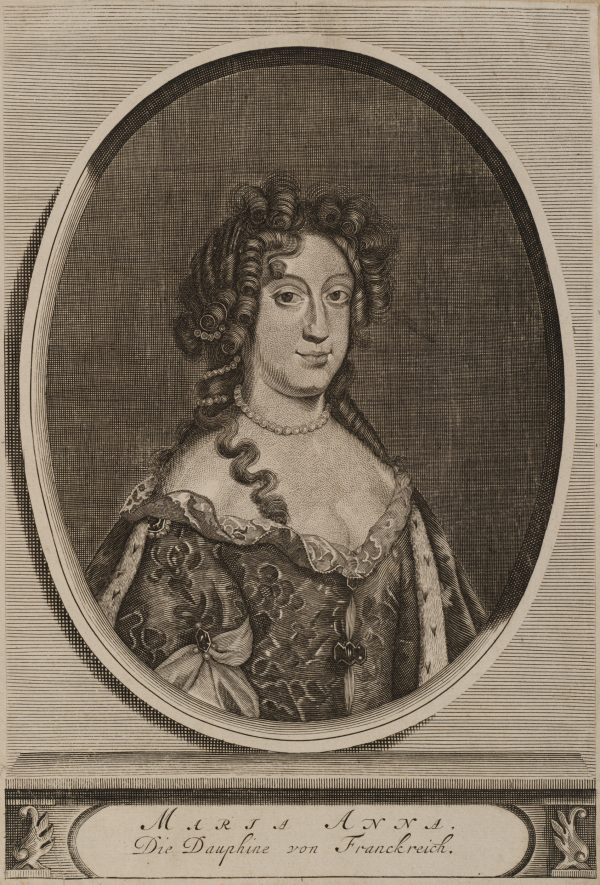 Aus der Sammlung „Kabinett des Kupferstichs": Porträt Maria Anna, Dauphine von Frankreich