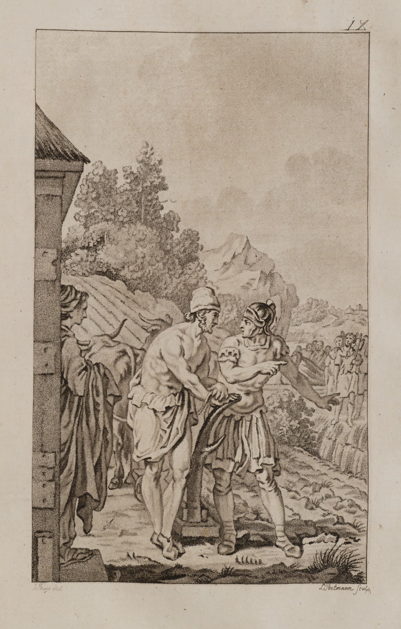 Lucius Quinctius Cincinnatus als Bauer