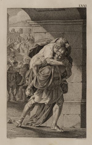 Gaius Oppius trägt seinen Vater