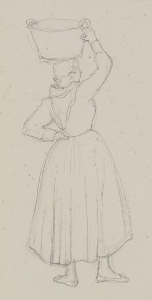Frau mit Krug