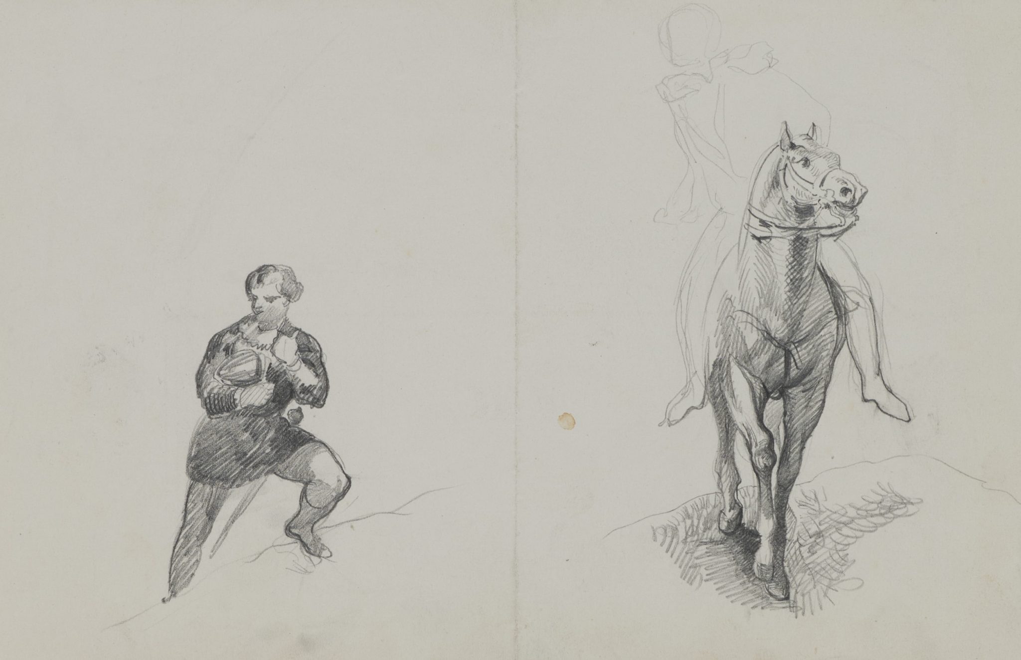 Figur und Pferd
