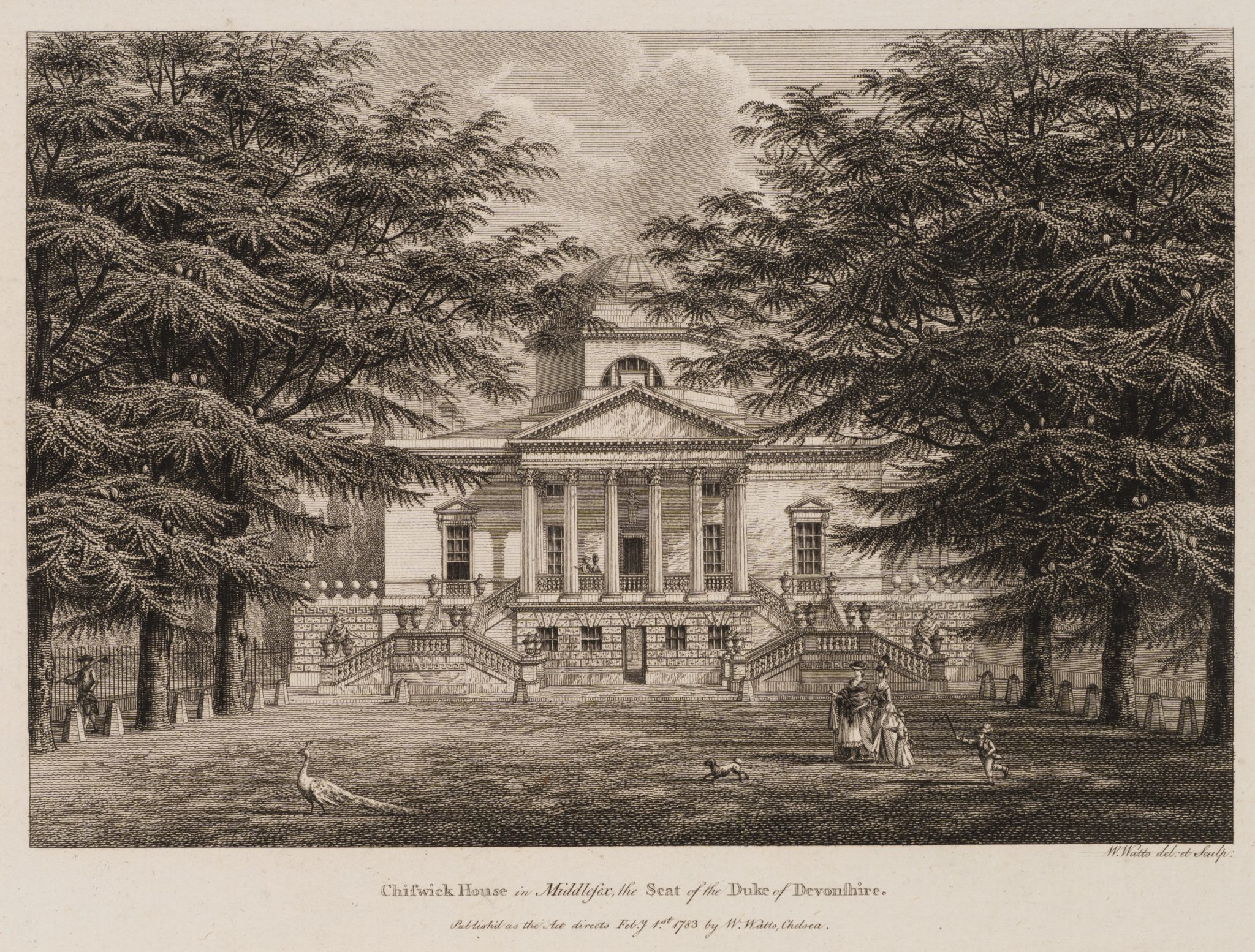 Chiswick House in Middlesex