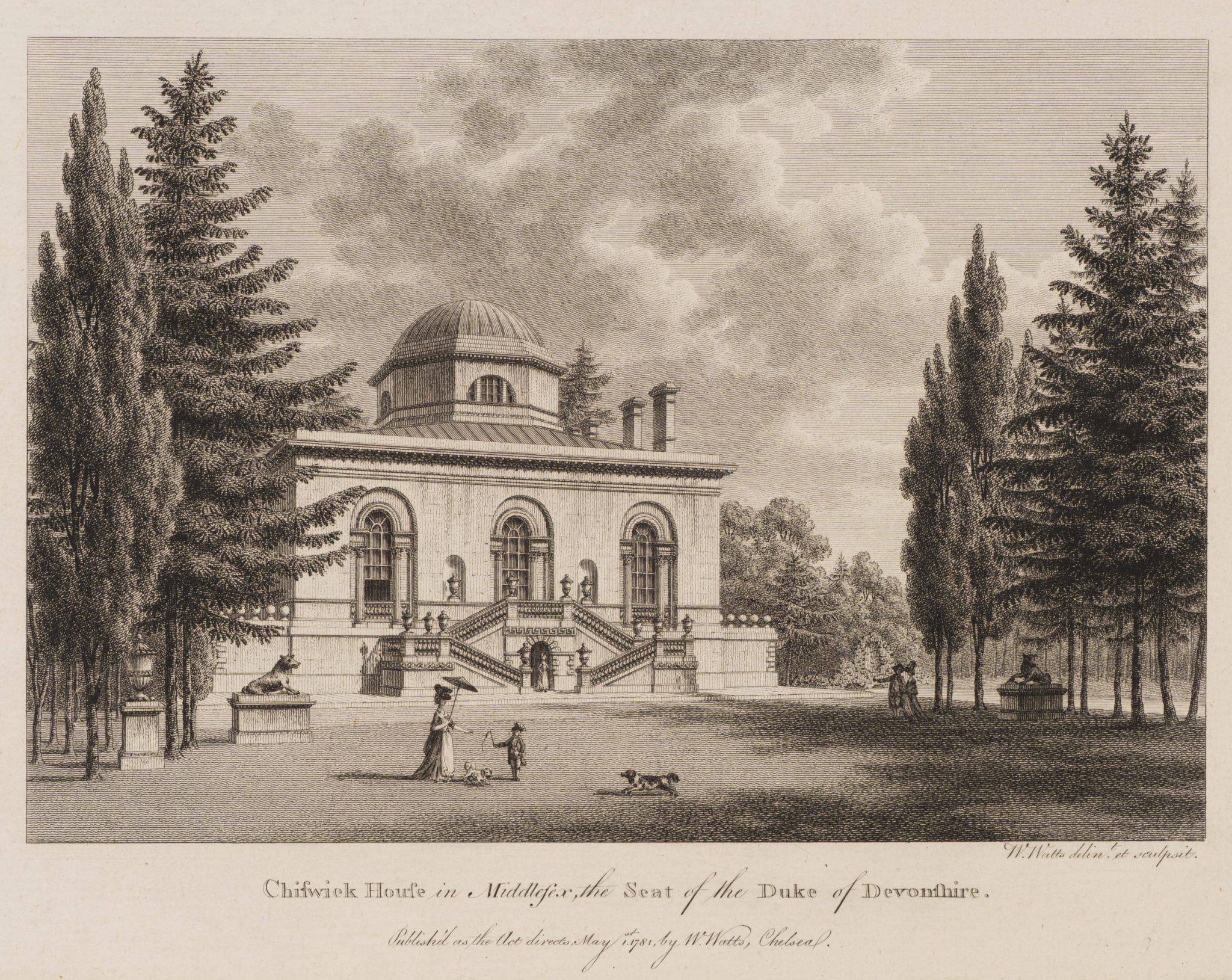 Chiswick House in Middlesex