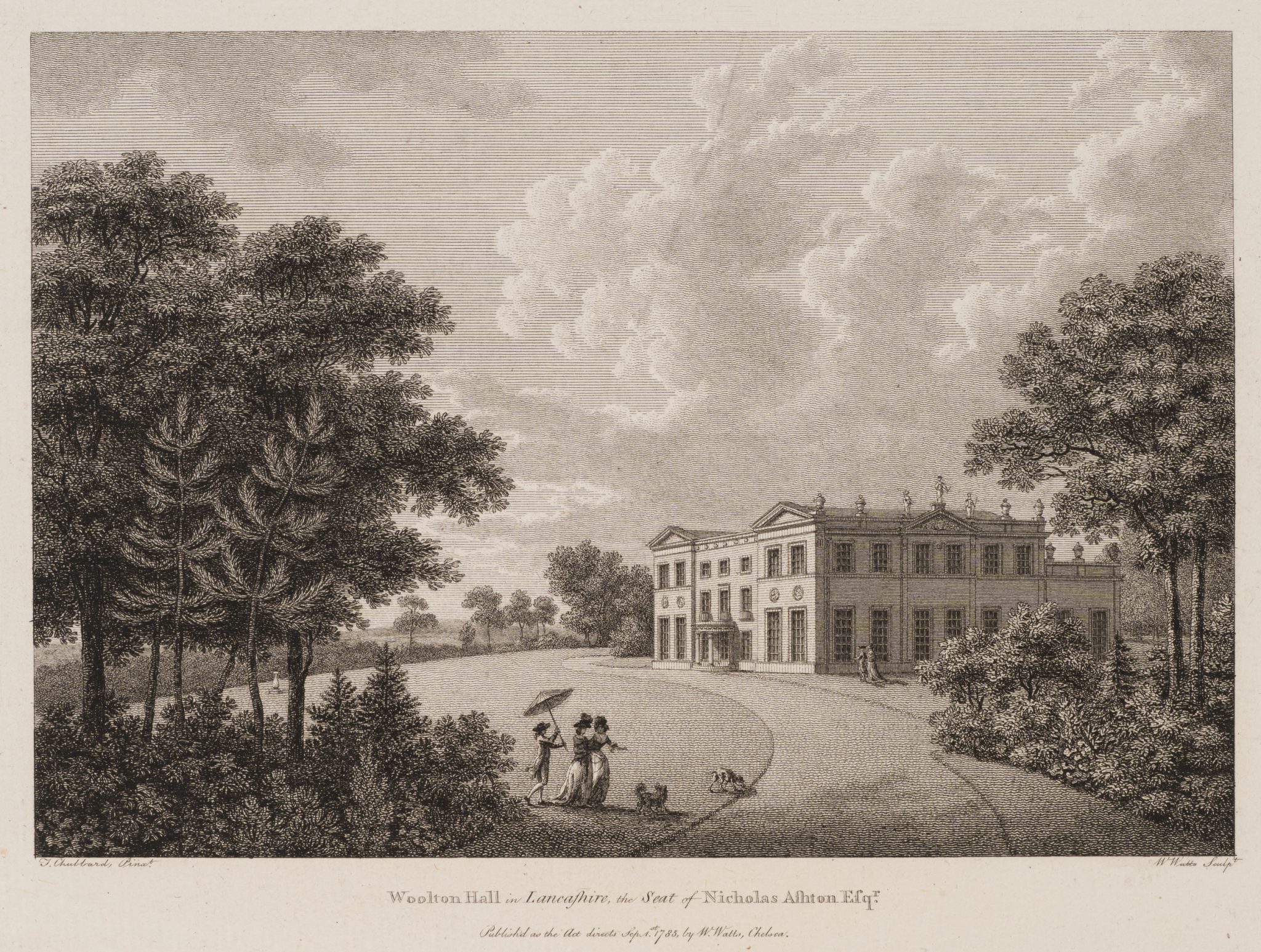 Woolton Hall in Lancashire