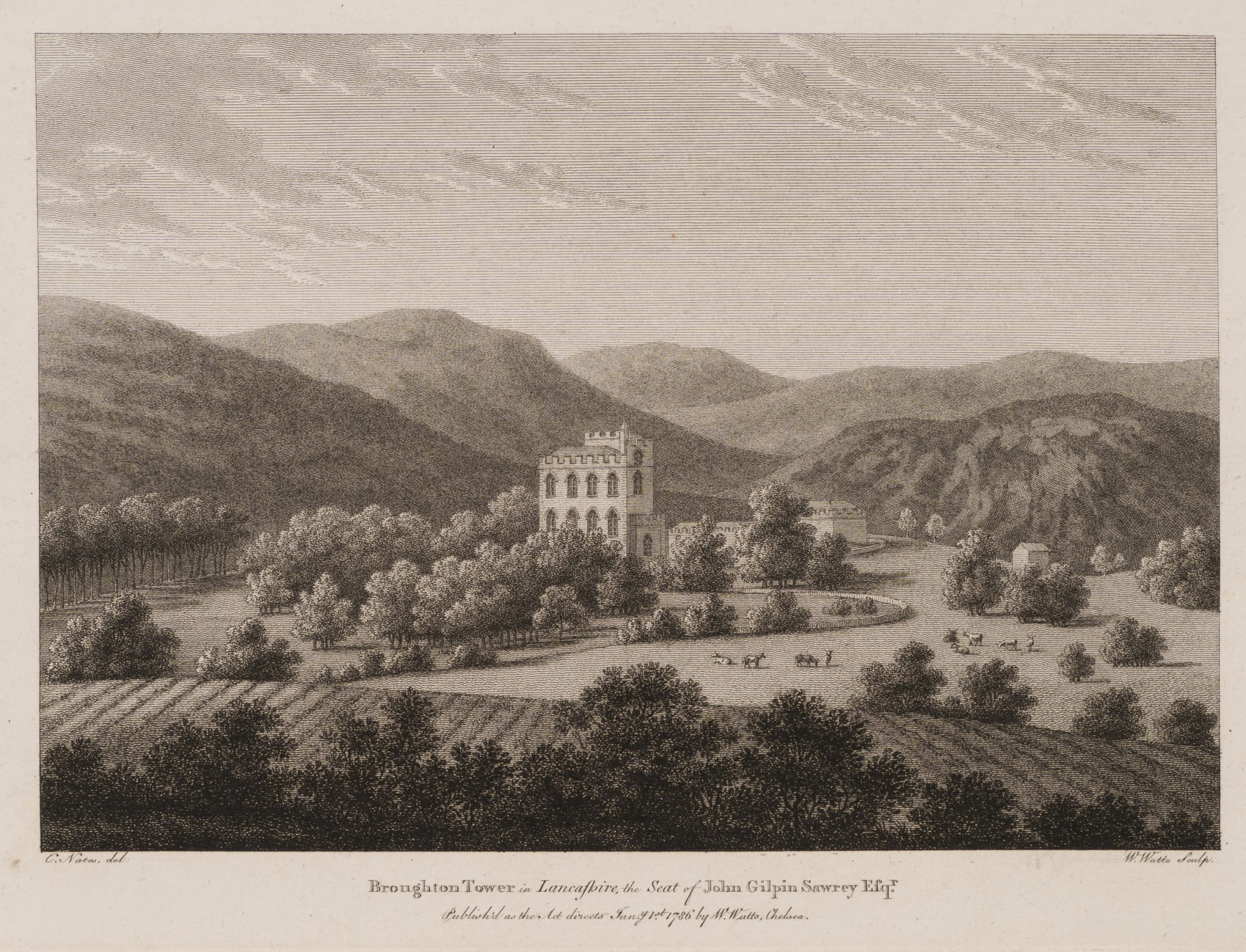 Broughton Tower in Lancashire