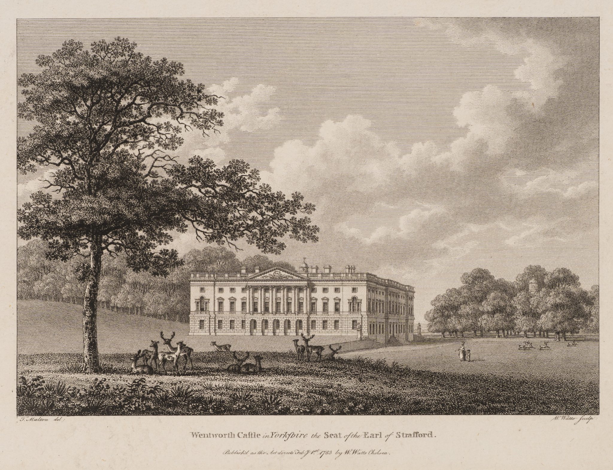 Wentworth Castle in Yorkshire