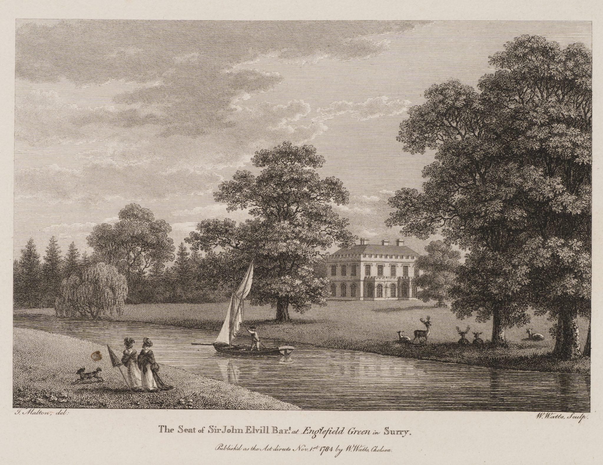 Landsitz bei Englefield Green