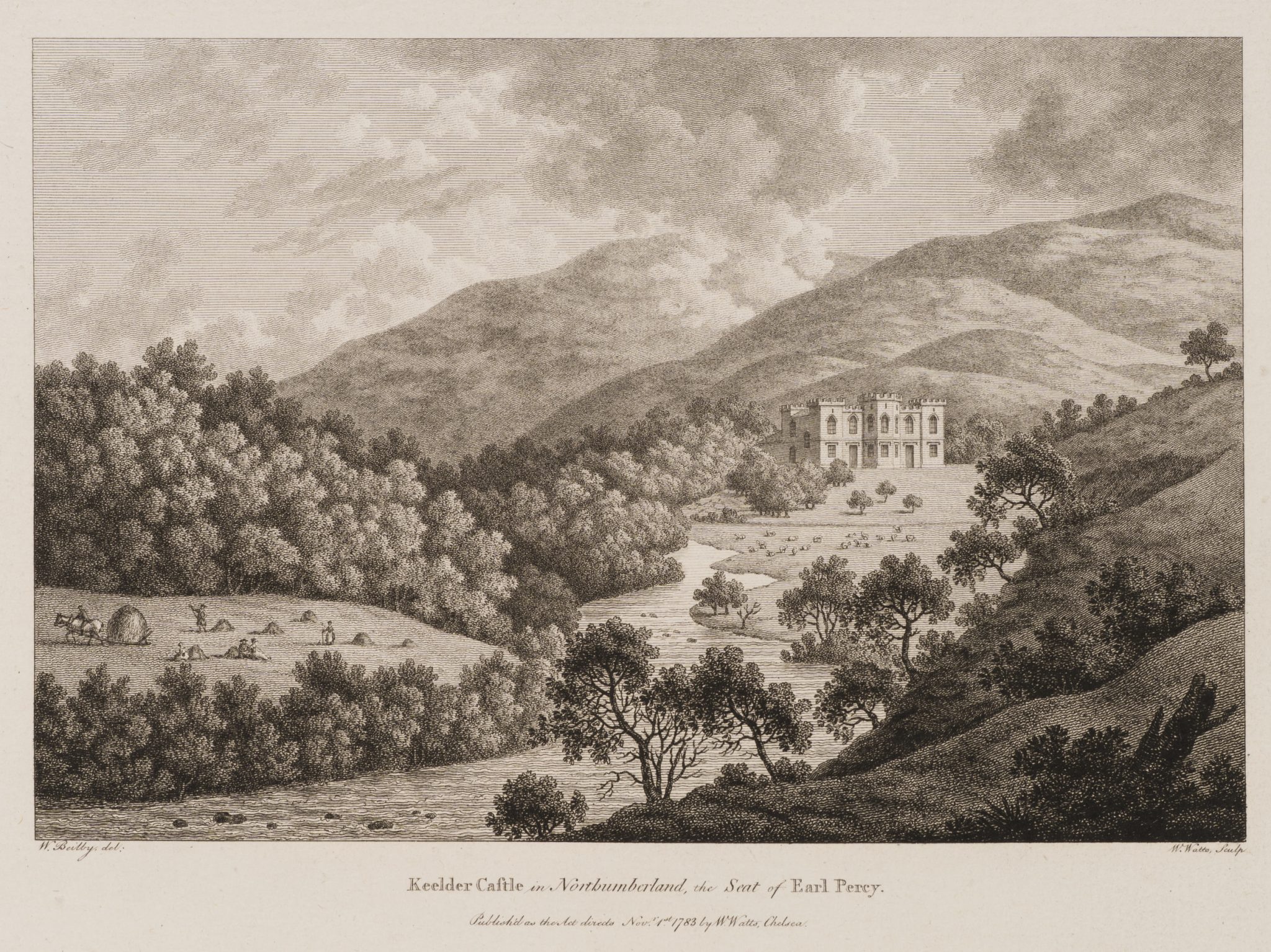 Keelder Castle in Northumberland