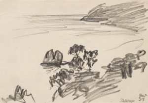 Küstenskizze bei Salerno