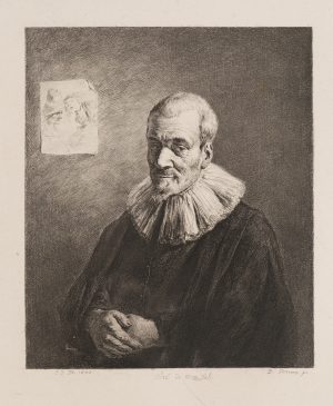 Alter Mann mit Halskrause