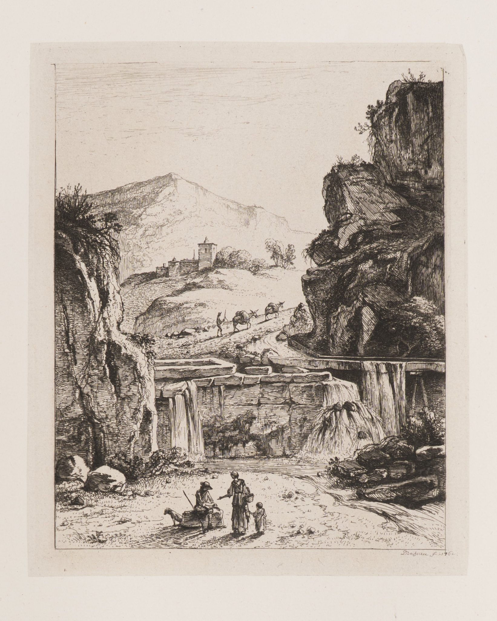 Brunnen in Felslandschaft