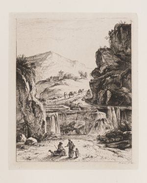 Brunnen in Felslandschaft