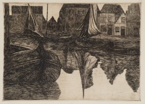 Segelboote im Kanalhafen