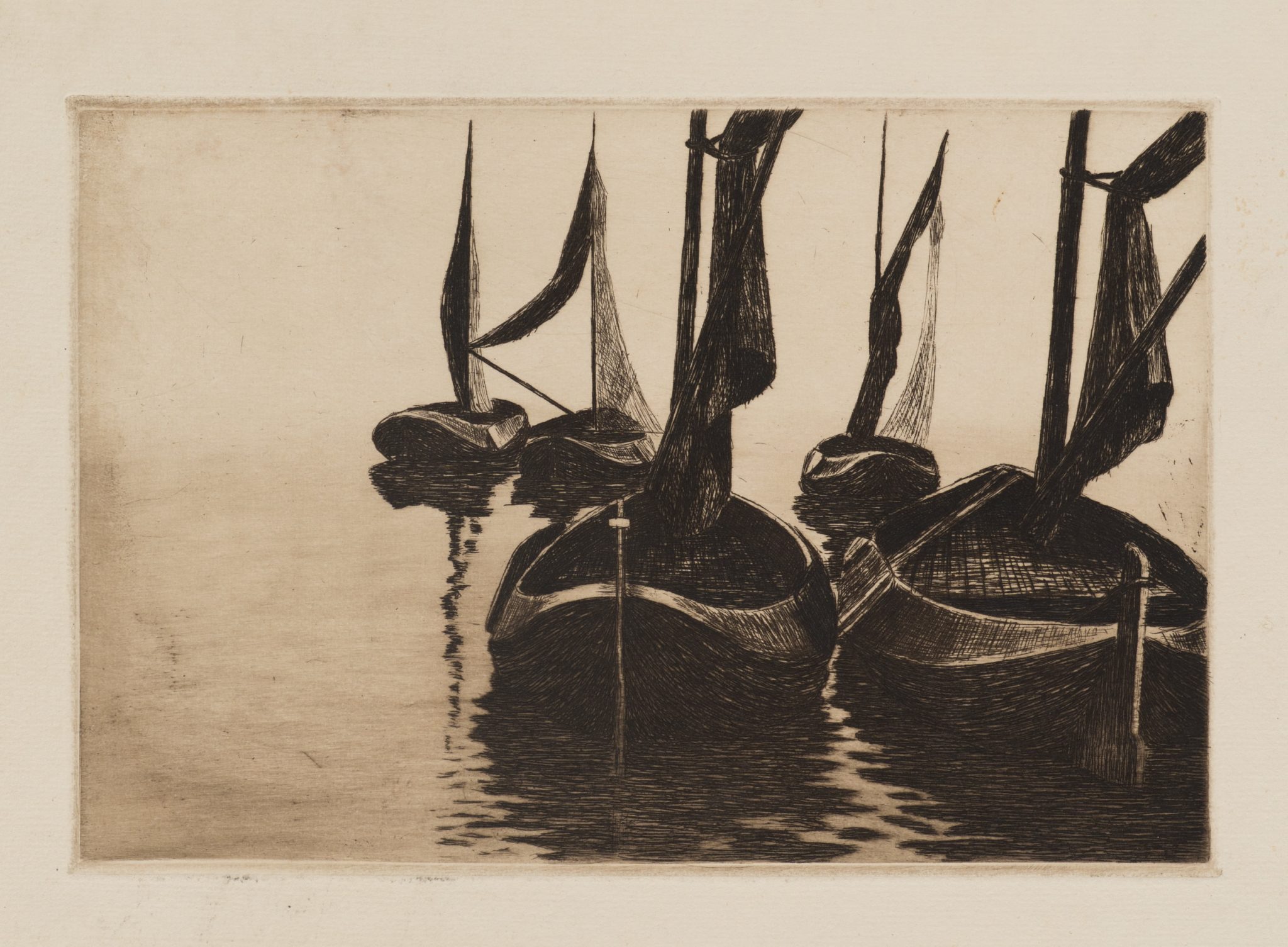 Segelboote im Hafen