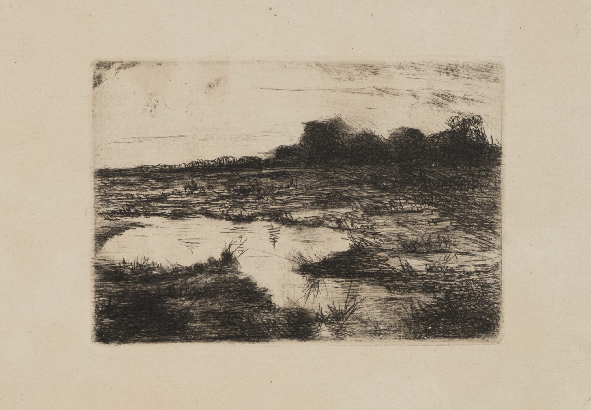 Moorlandschaft mit Wasserlauf