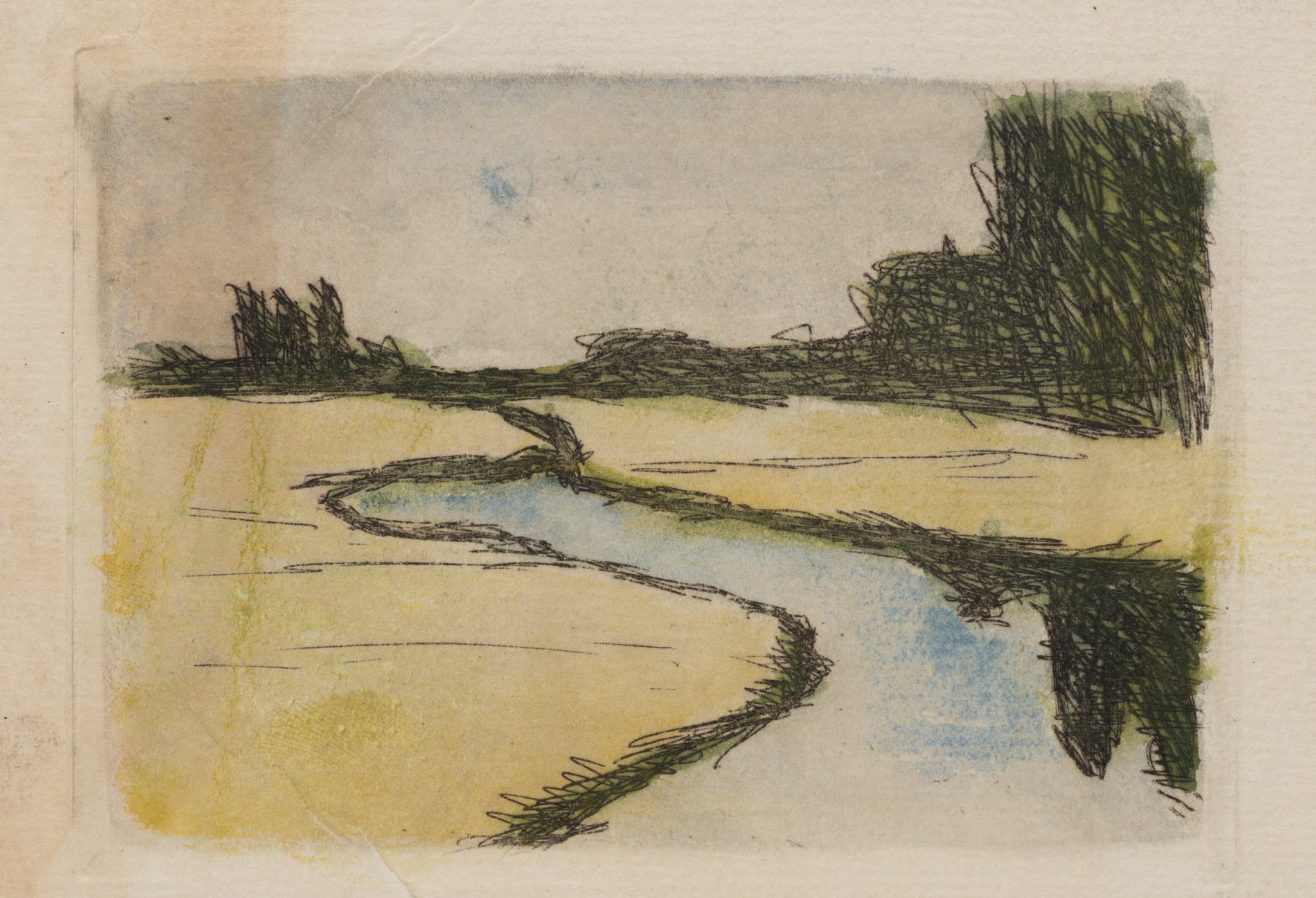 Gewundene Flusslandschaft