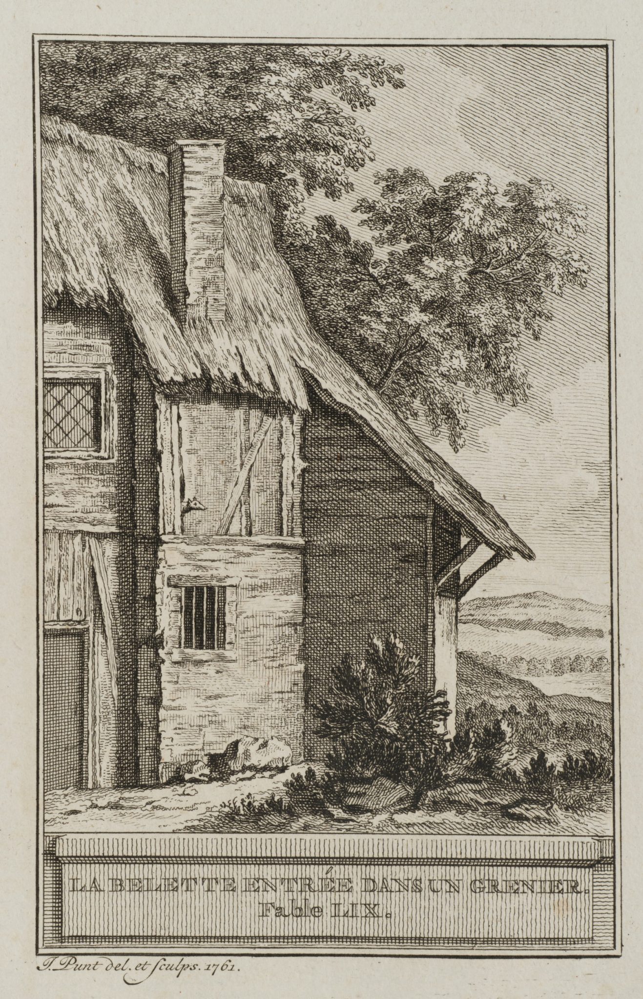 Bauernhaus mit Reetdach