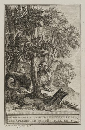 Drache mit mehreren Schwänzen
