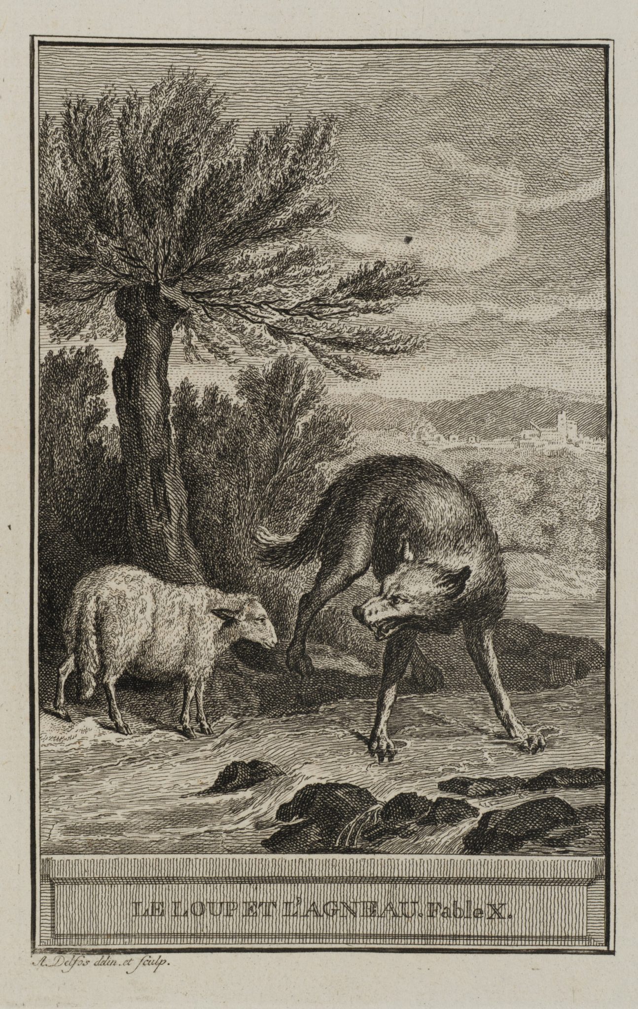 Wolf und Lamm