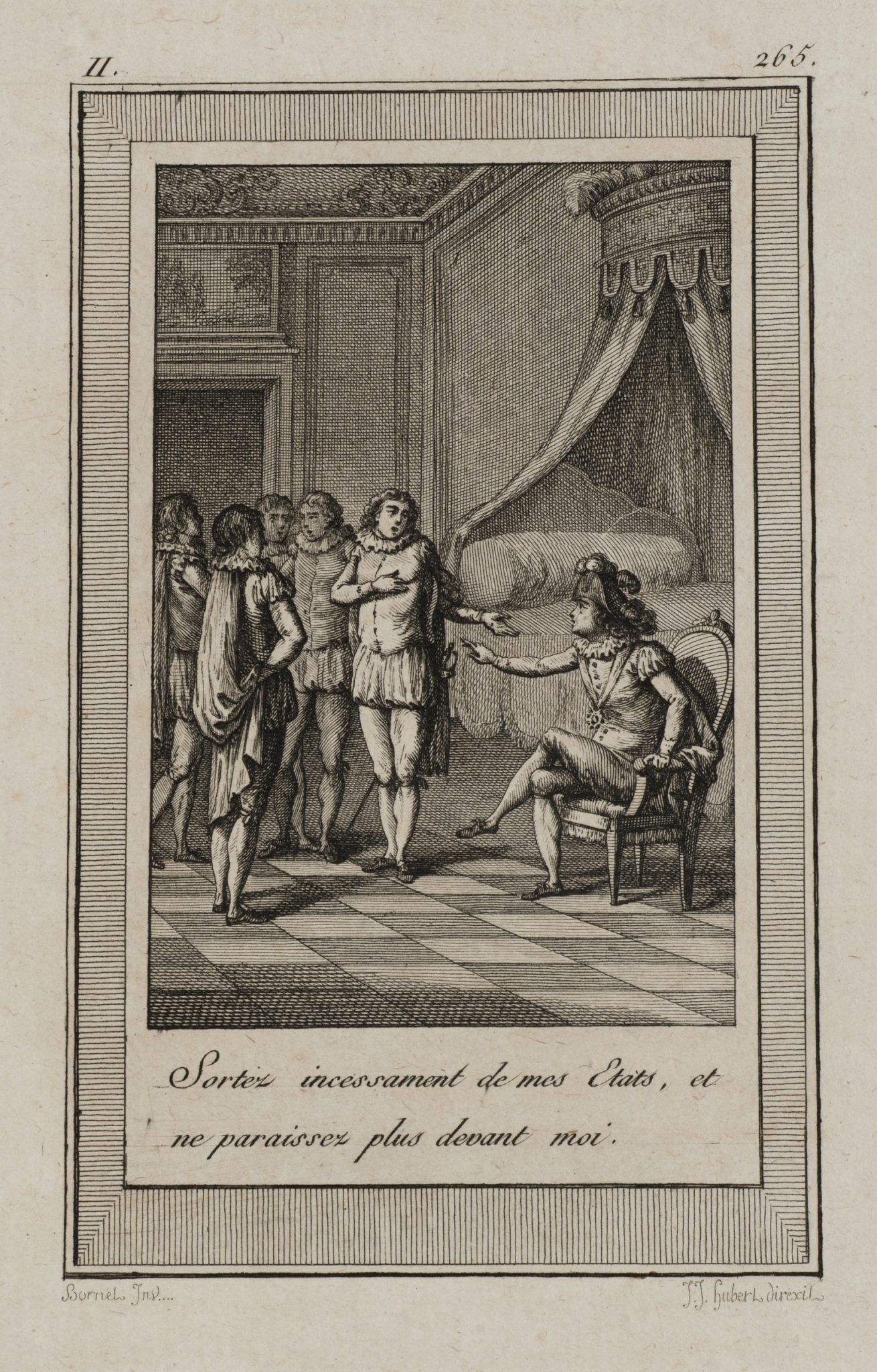 Szene im Schlafgemach