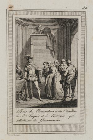 Historische Audienzszene
