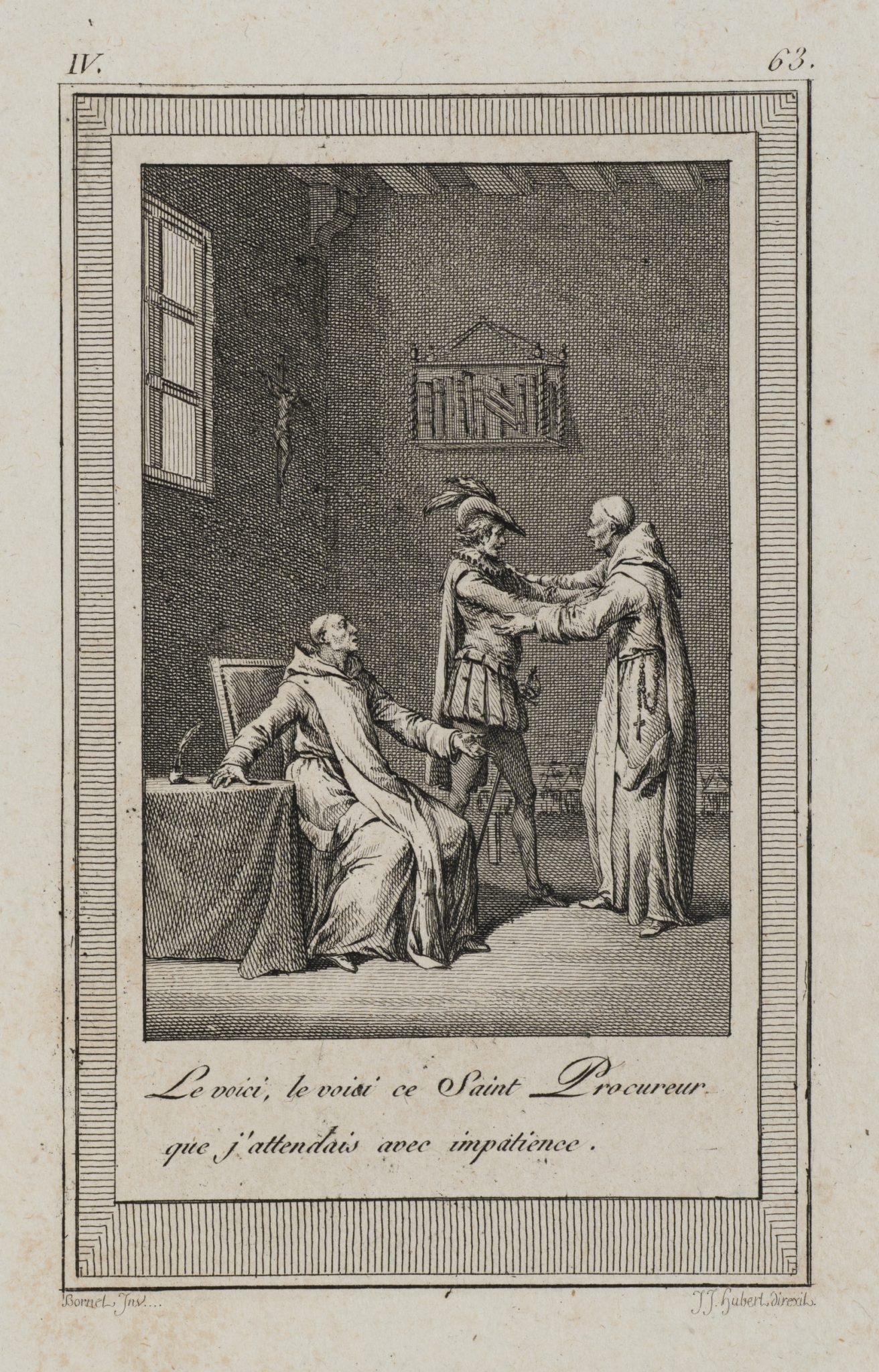 Begegnung im Klosterraum