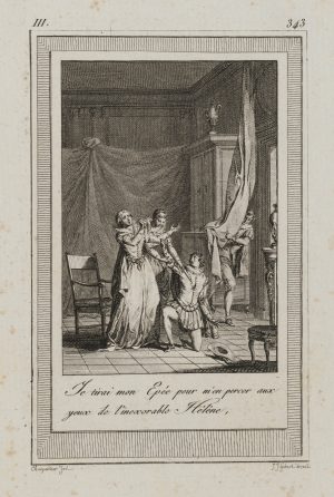 Dramatische Szene mit Hélène