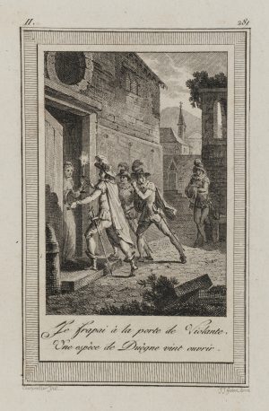 Vor der Tür der Violante