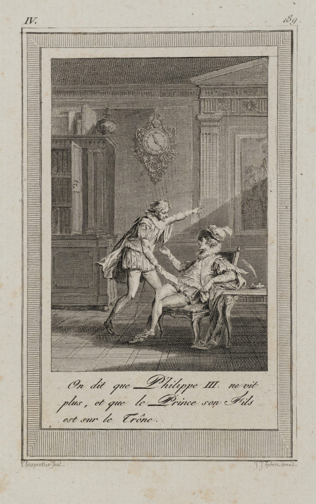 Nachricht an Philippe III.